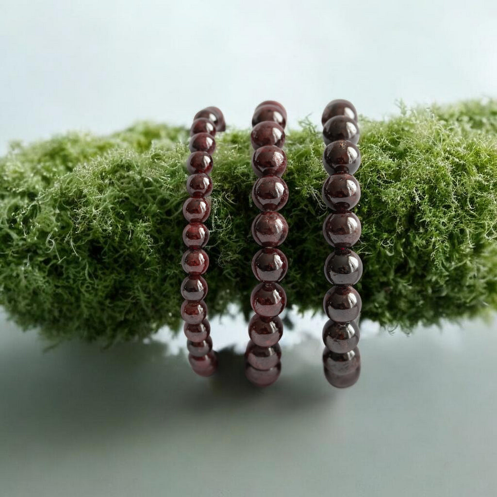 Bracelet Grenat | Pierre authentique Rouge Énergie Vitalité Passion