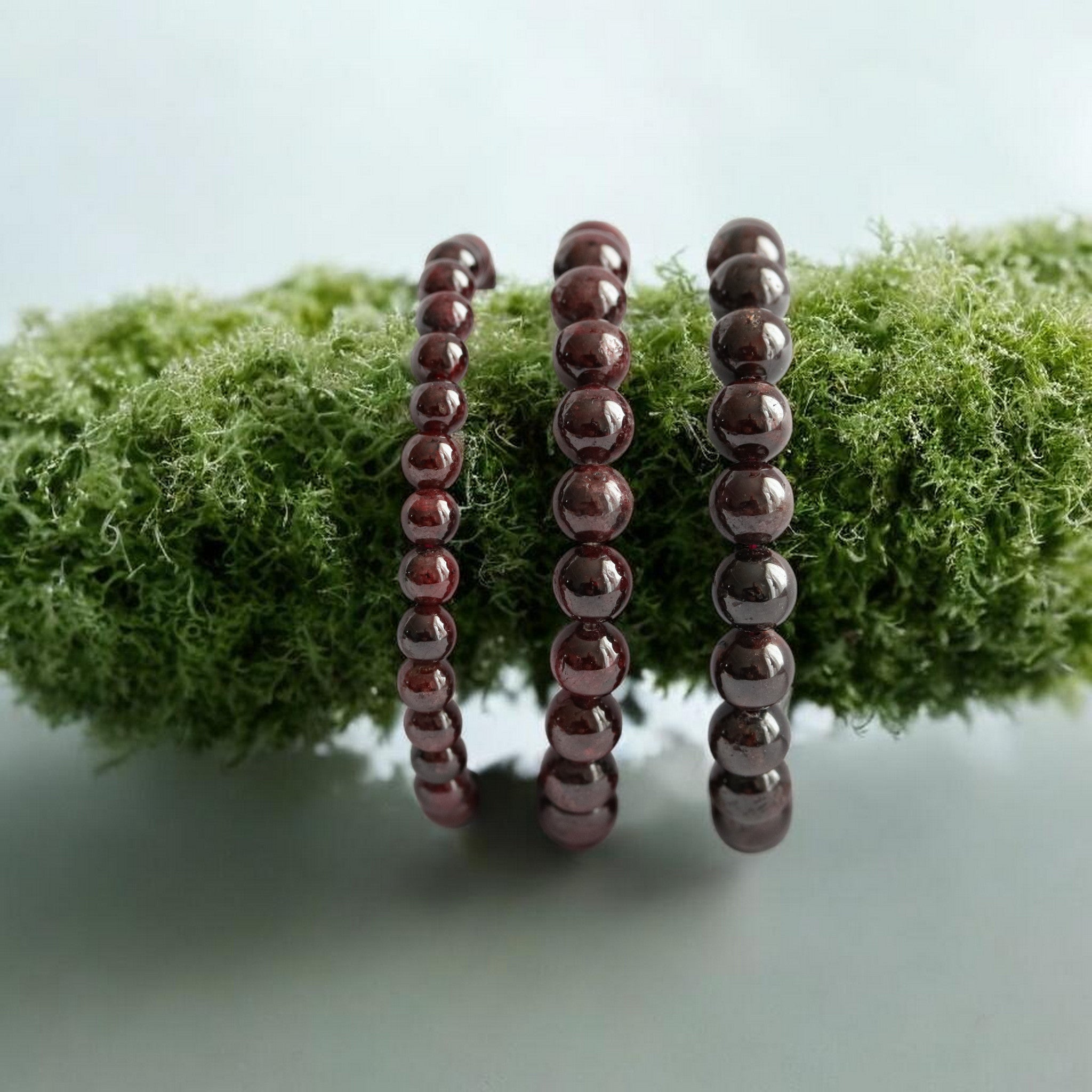 Bracelet Grenat | Pierre authentique Rouge Énergie Vitalité Passion