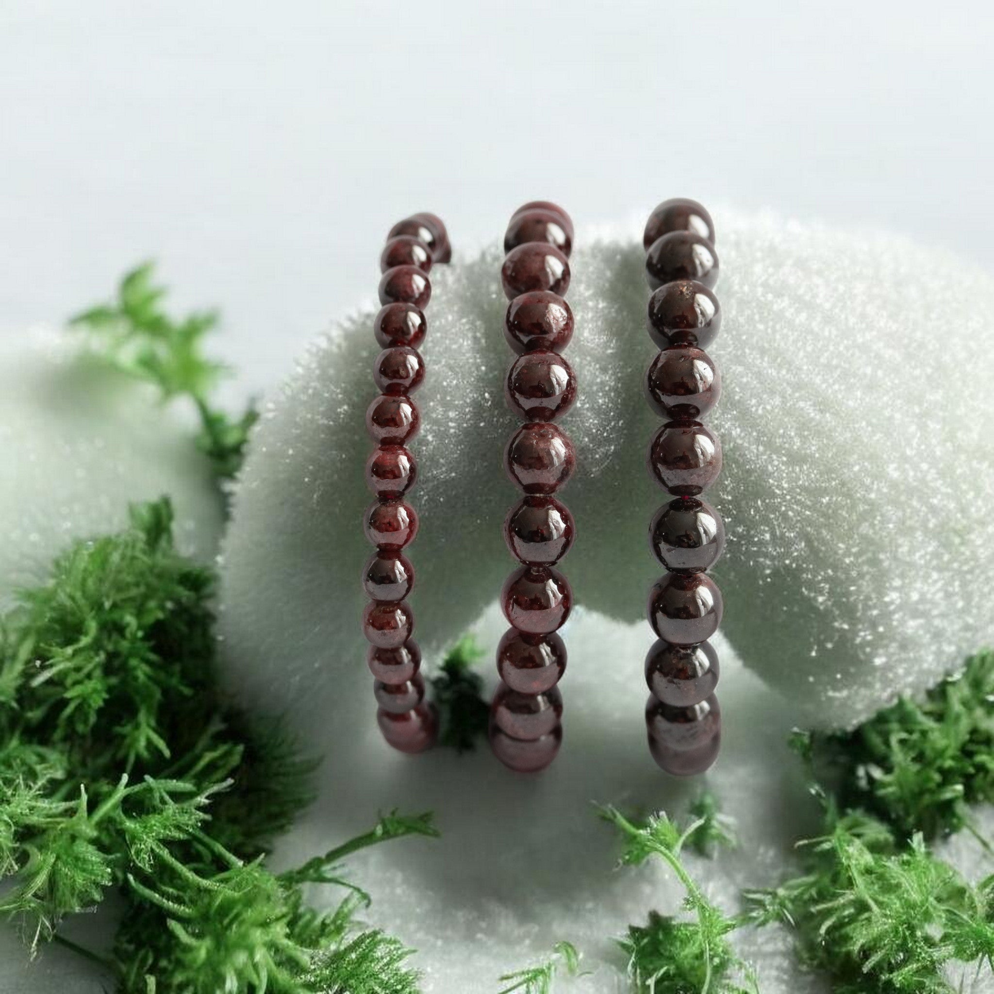 Bracelet Grenat | Pierre authentique Rouge Énergie Vitalité Passion