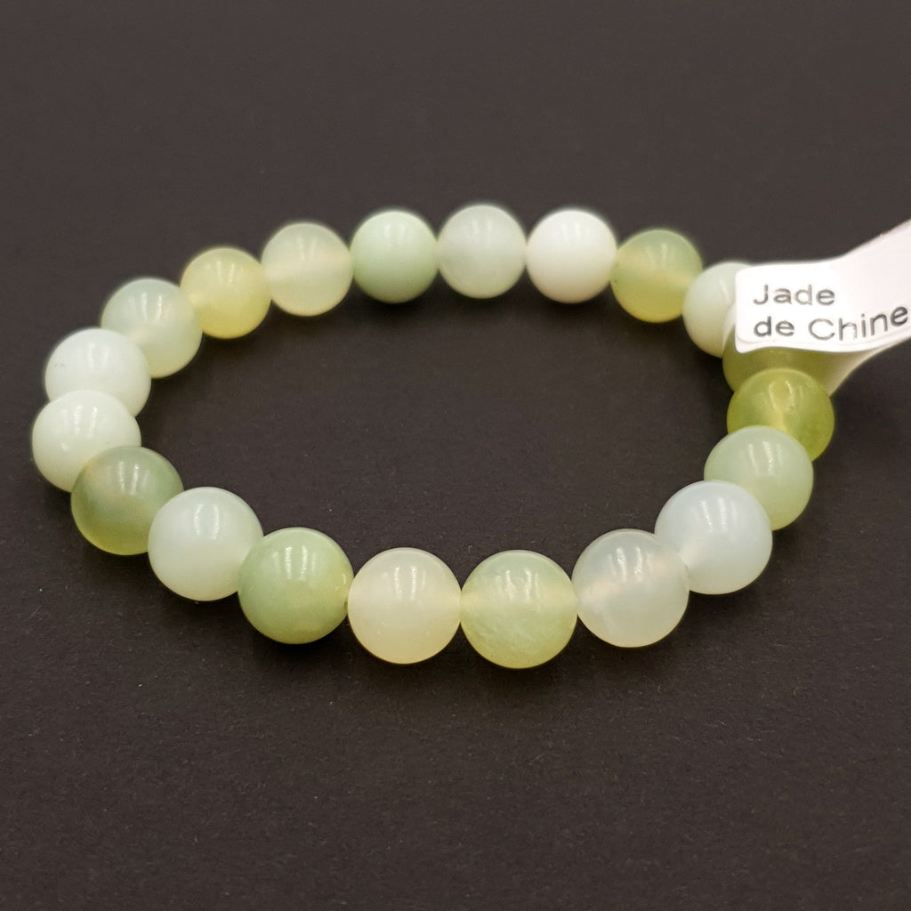 Bracelet Jade de Chine | Pierre authentique Verte Sérénité Équilibre