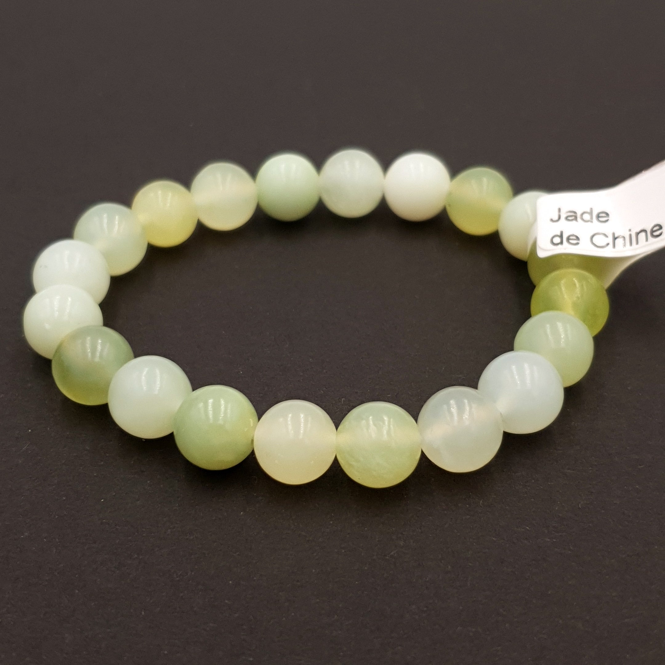 Bracelet Jade de Chine | Pierre authentique Verte Sérénité Équilibre