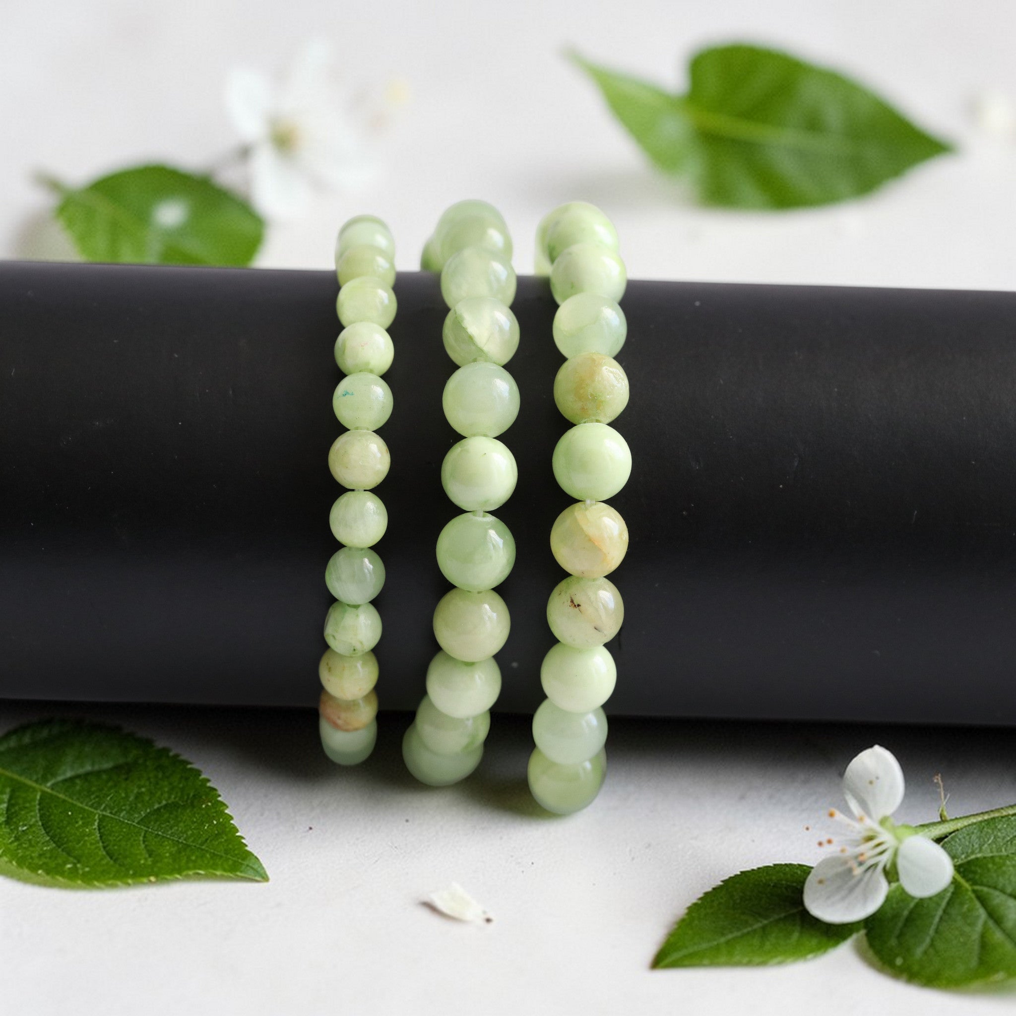 Bracelet Calcite Verte | Pierre Apaisement Harmonie Renouveau