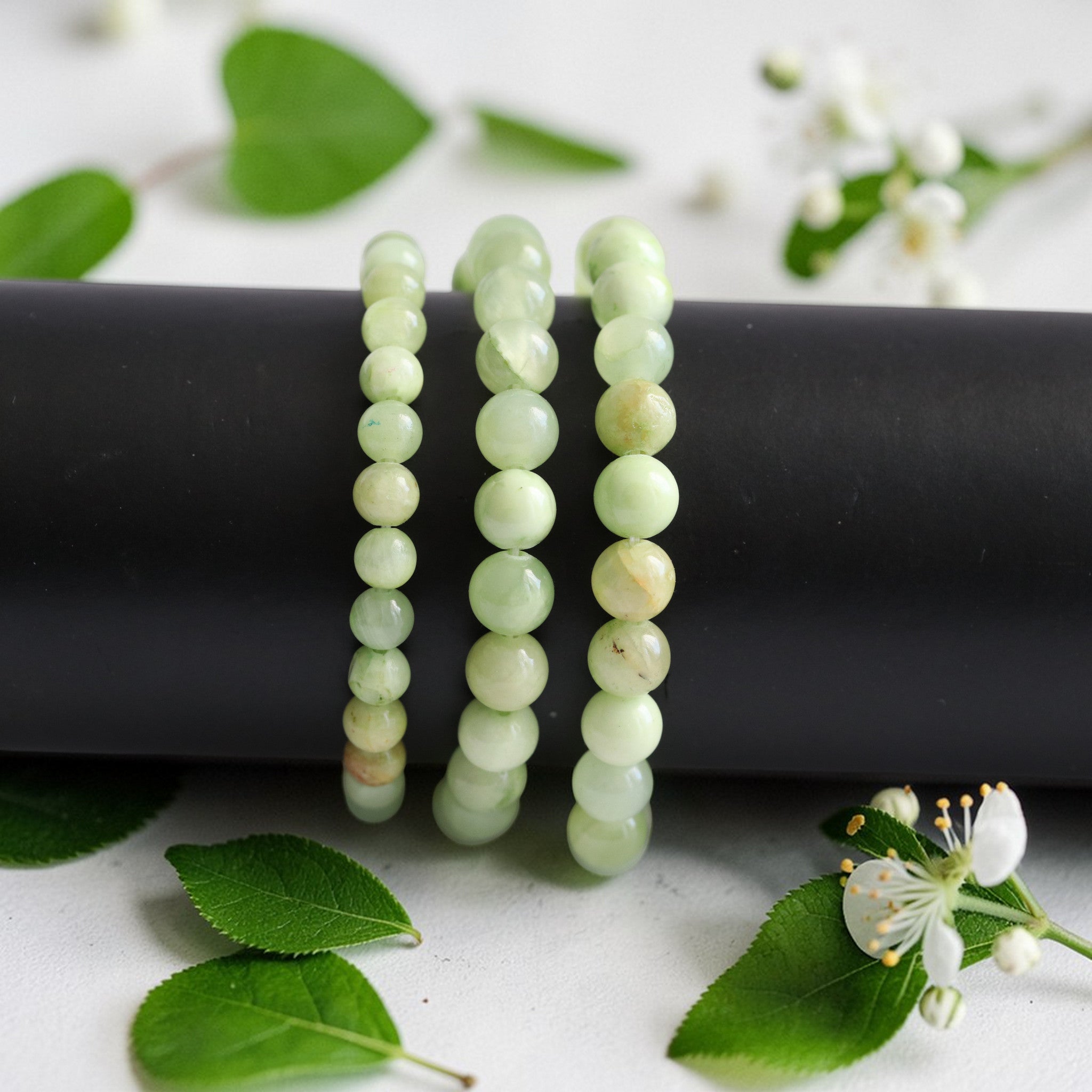 Bracelet Calcite Verte | Pierre Apaisement Harmonie Renouveau