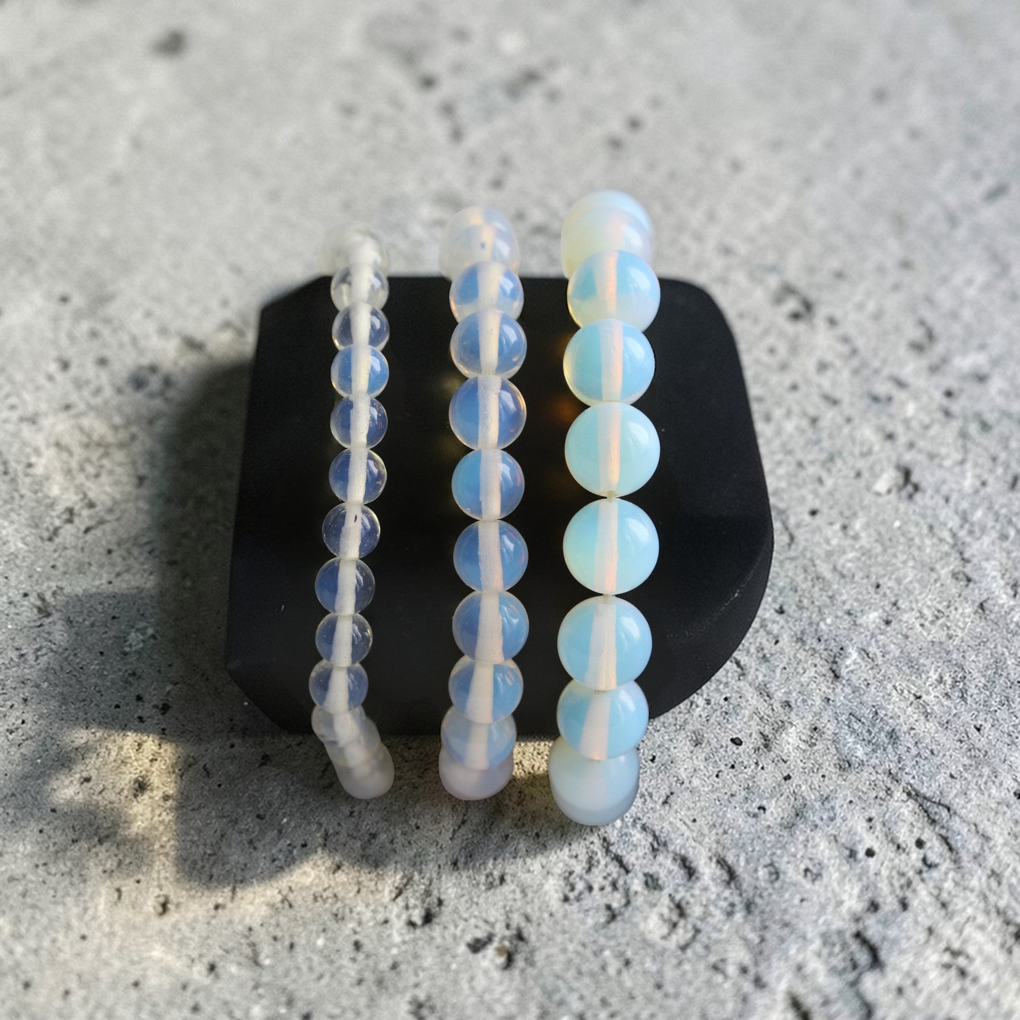 Bracelet Opaline – Bracelet Élastique Pierre Opaline Élégante