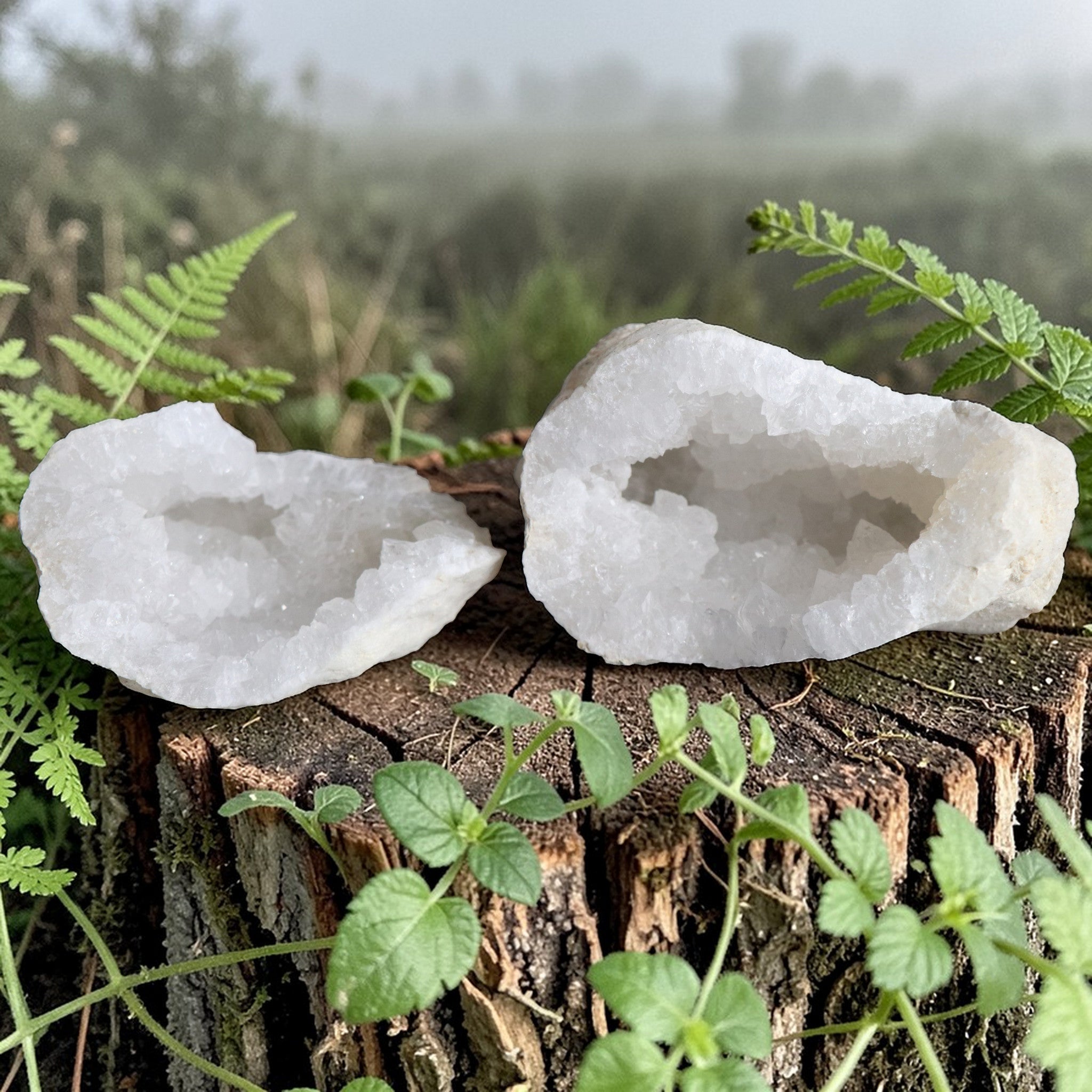 Géode de Quartz Naturelle entière – 1,218 kg – Pièce Unique qualité extra