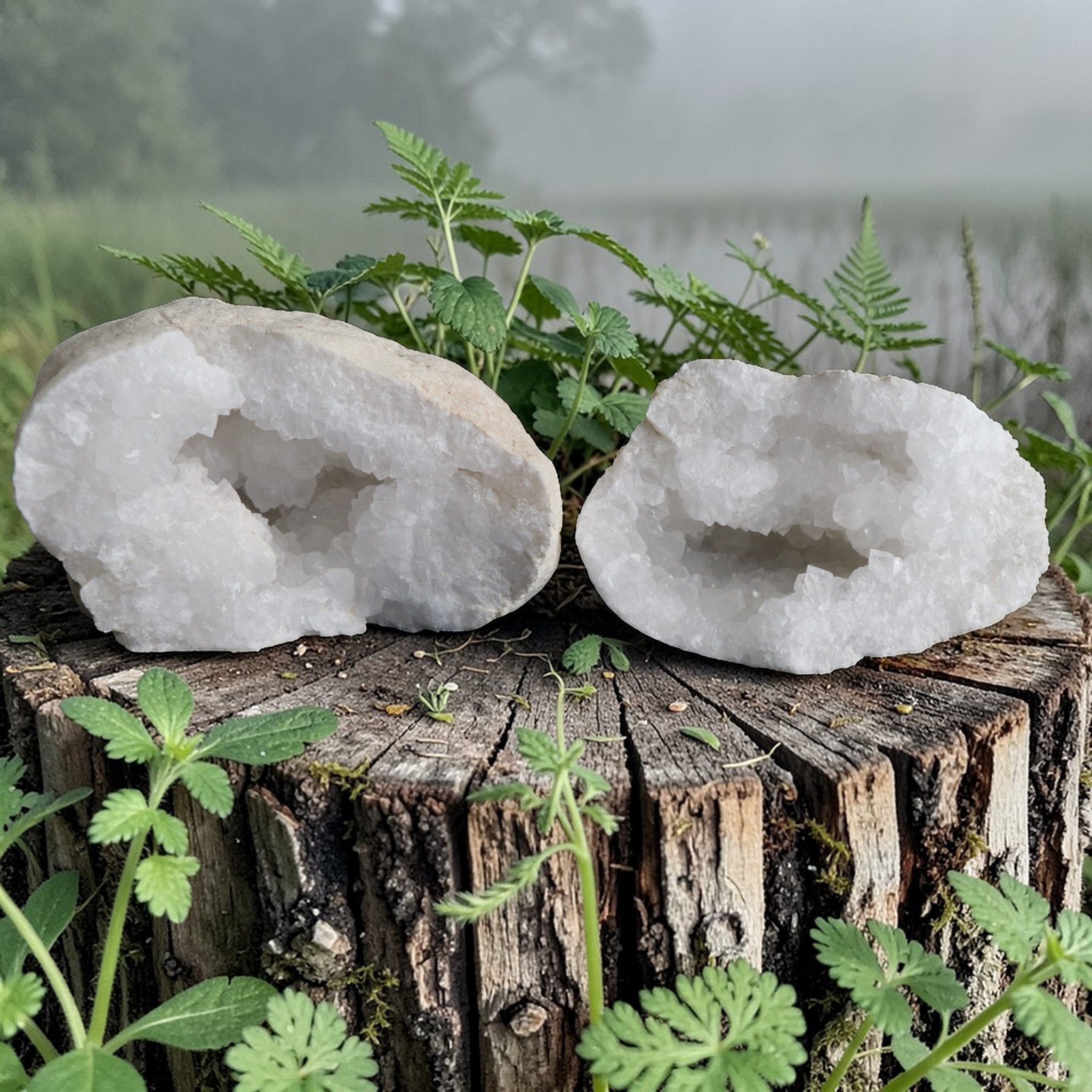 Géode de Quartz Naturelle entière – 2,123 kg – Pièce Unique qualité extra