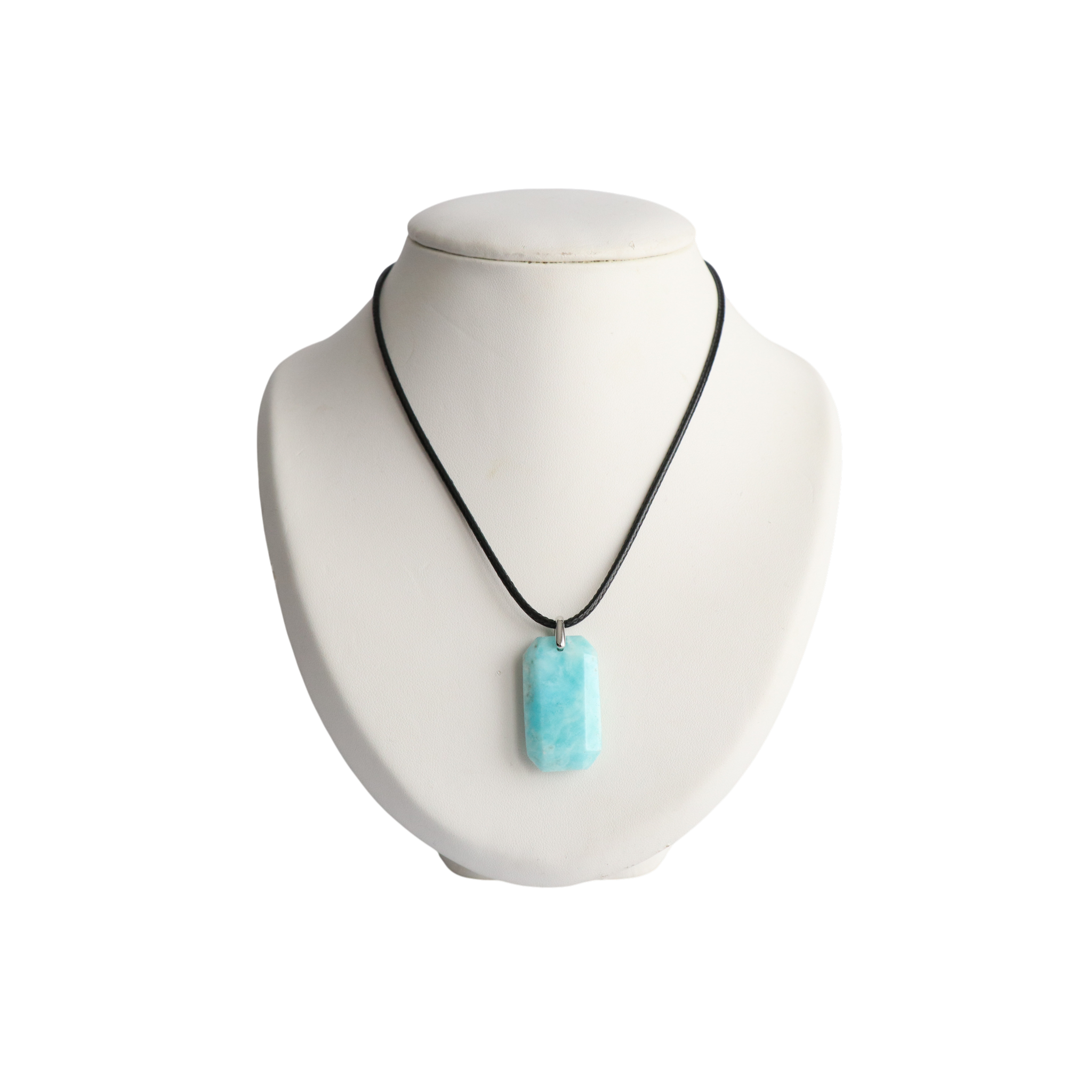 Pendentif en Hémimorphite – Élégance Minérale et Douceur Céleste